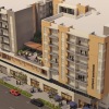a high angle view of a building