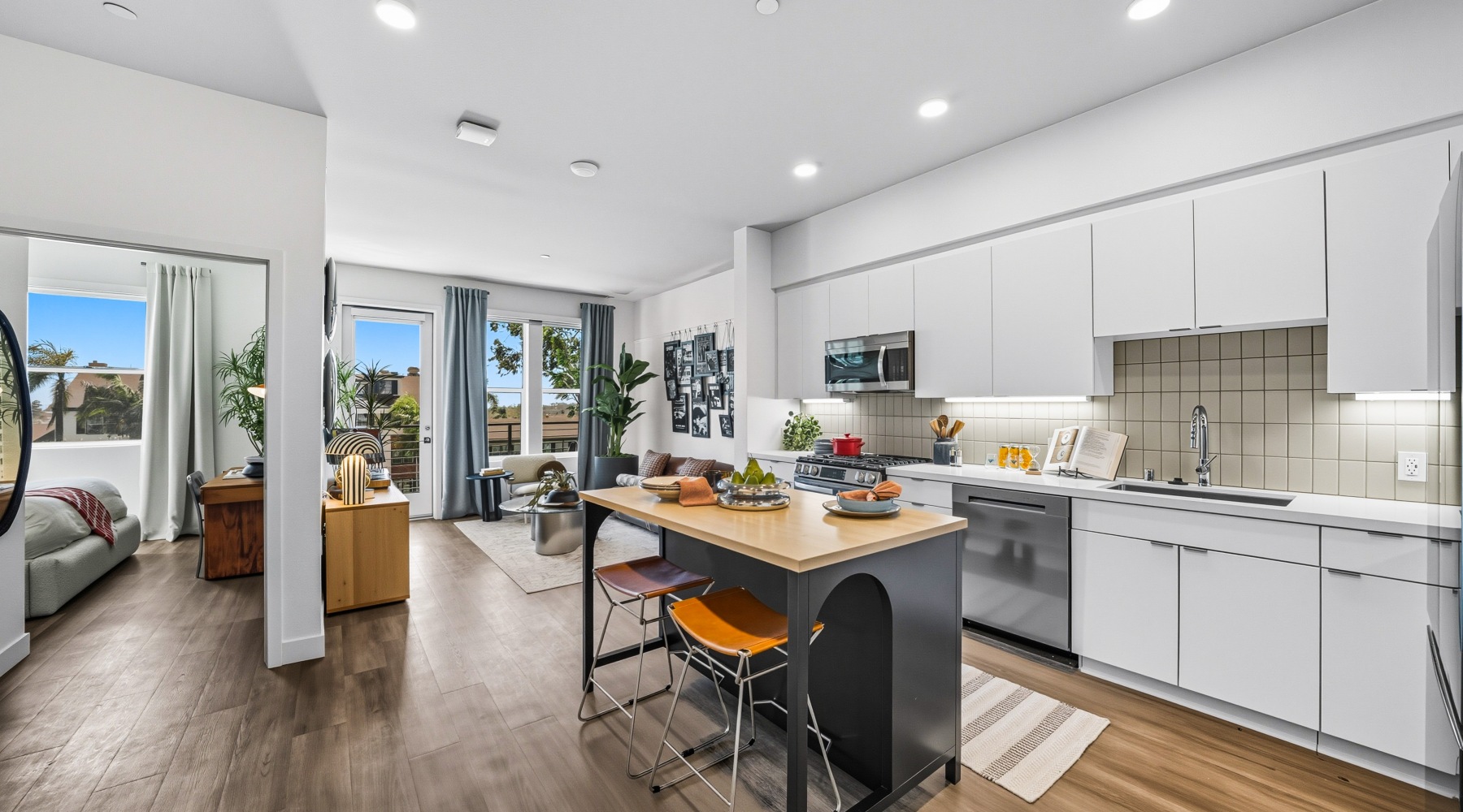 Tenney Kitchen to Living Room